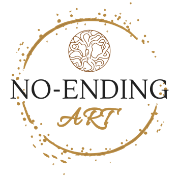 no ending art logo